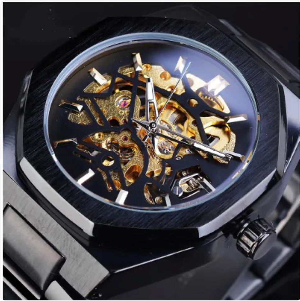 Gent's Leather-Bound Automatic Watch