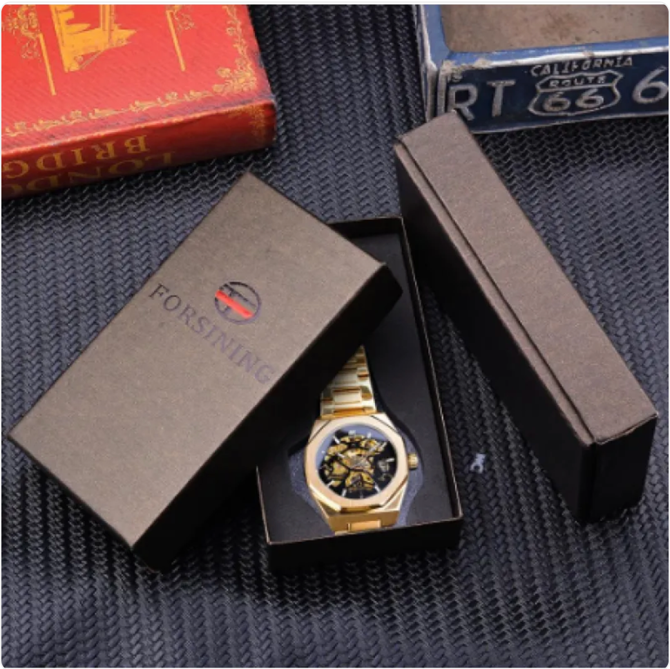 Gent's Leather-Bound Automatic Watch