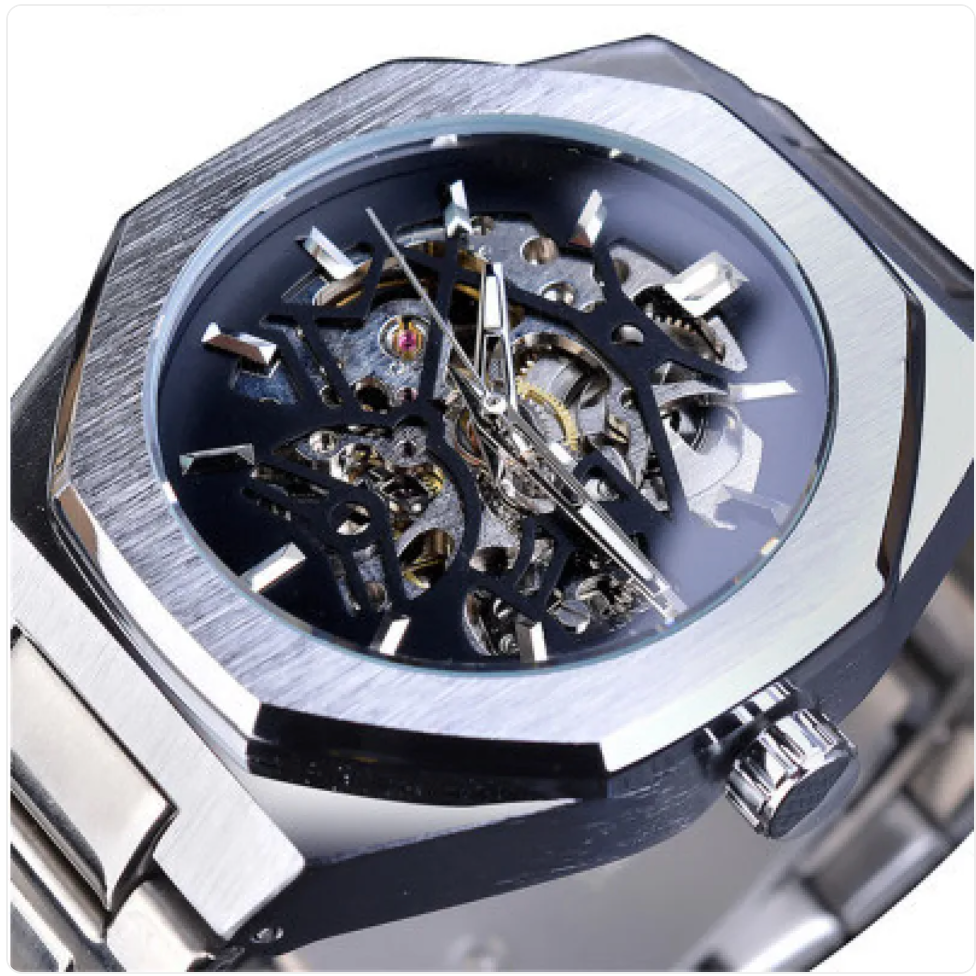 Gent's Leather-Bound Automatic Watch
