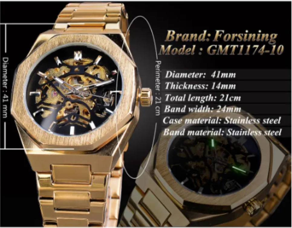 Gent's Leather-Bound Automatic Watch