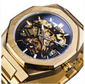 Gent's Leather-Bound Automatic Watch