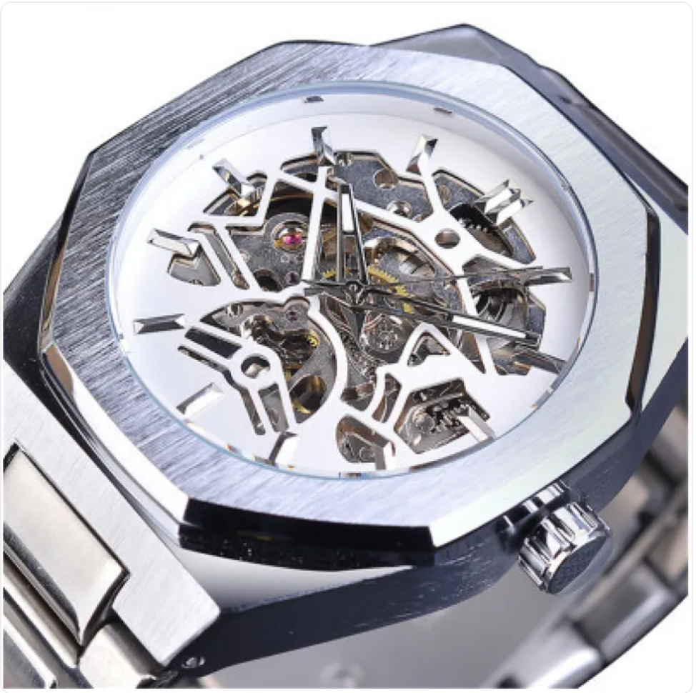 Gent's Leather-Bound Automatic Watch