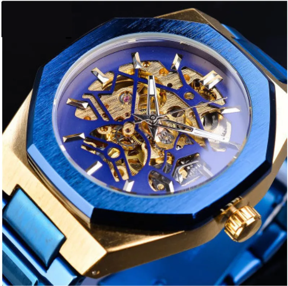 Gent's Leather-Bound Automatic Watch